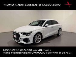 Bianco Usata 2024 Audi A3 Sportback S-Line Due volumi | 32.900 € (Buon prezzo)
