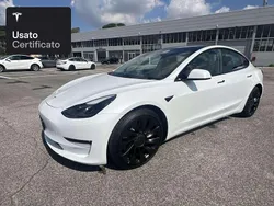 Pearl white multicoat Usata 2021 Tesla Model 3 Performance Tre volumi | 32.500 € (Buon prezzo)