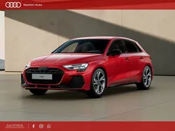 Rosso progressivo metallizzato Nuova 2025 Audi A3 Sportback S-Line Tre volumi | 41.800 € (Buon prezzo)