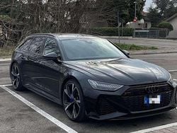 Nero pastello Usata 2023 Audi RS6 Ambiente Station wagon | 110.900 € (Molto cara)
