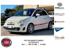 Bianco Usata 2011 Fiat 500 Abarth Cabrio | 9900 € (Buon prezzo)