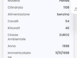 Grigio Usata 1998 Fiat Panda Tre volumi | 4000 €