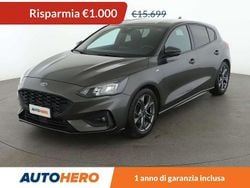 Grigio Usata 2019 Ford Focus ST-Line Tre volumi | 14.699 € (Buon prezzo)
