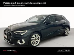 Grigio manhattan metallizzato Usata 2021 Audi A3 Sportback Advanced Tre volumi | 26.900 € (Buon prezzo)