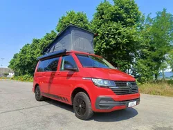Rosso Usata 2022 VW T6.1 Coast Furgone | 56.900 € (Buon prezzo)