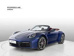 Blu genziana metallizzato/capote rossa Usata 2019 Porsche 911 Carrera S Cabriolet Cabrio | 128.490 € (Super prezzo)