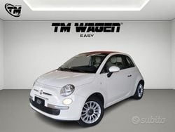 Bianco Usata 2009 Fiat 500 Lounge Cabrio | 7900 € (Buon prezzo)