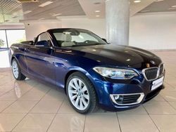 Blu/azzurro Usata 2016 BMW 220 Luxury Line Cabrio | 24.900 € (Cara)