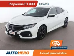 Bianco Usata 2019 Honda Civic Elegance Tre volumi | 14.899 € (Buon prezzo)