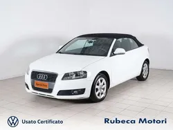 Bianco Usata 2008 Audi A3 Cabriolet Attraction Cabrio | 10.300 € (Cara)
