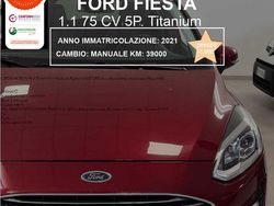 Rosso Usata 2021 Ford Fiesta Titanium Tre volumi | 12.900 € (Buon prezzo)