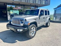 Argento metallizzato Usata 2020 Jeep Wrangler Unlimited Sahara SUV | 39.000 € (Ottimo prezzo)
