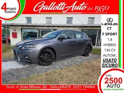 Grigio Usata 2018 Lexus CT200h Sport Line Tre volumi | 17.690 € (Cara)