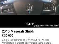 Grigio Usata 2015 Maserati Ghibli Coupé | 29.999 € (Molto cara)