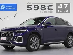 Blu navarra metallizzato Usata 2021 Audi Q5 Sportback S-line plus SUV | 44.800 € (Buon prezzo)