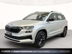 Argento brillante metallizzato Usata 2022 Skoda Karoq SportLine SUV | 25.900 € (Ottimo prezzo)