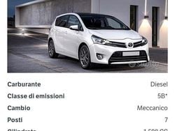 Bianco Usata 2014 Toyota Verso Monovolume | 6900 € (Molto cara)