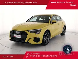 Giallo pitone metallizzato Usata 2021 Audi A3 Sportback e-tron Advanced Tre volumi | 27.900 € (Buon prezzo)
