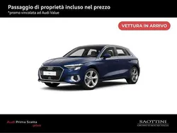 Blu navarra metallizzato Usata 2023 Audi A3 Advanced Plus | 29.800 € (Buon prezzo)