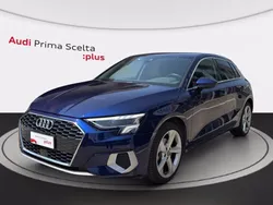 Blu navarra metallizzato Usata 2022 Audi A3 Sportback Advanced Tre volumi | 27.900 € (Ottimo prezzo)