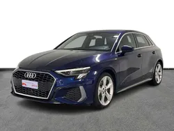 Blu navarra metallizzato Usata 2024 Audi A3 S-Line Tre volumi | 35.000 € (Buon prezzo)