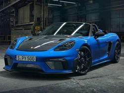 Blu shark Nuova 2025 Porsche 718 Spyder Cabrio | 198.498 € (Molto cara)