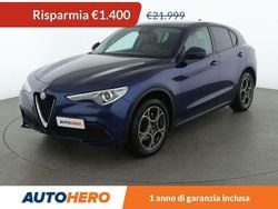 Blu Usata 2018 Alfa Romeo Stelvio Super SUV | 20.599 € (Buon prezzo)