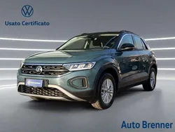 Petroleum blue metallizzato ne Usata 2024 VW T-Roc Life SUV | 27.300 € (Buon prezzo)