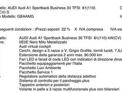 Nero Usata 2023 Audi A1 Sportback Business Due volumi | 23.000 € (Ottimo prezzo)