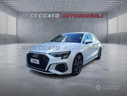Bianco Usata 2023 Audi A3 Sportback S-Line Tre volumi | 26.600 € (Ottimo prezzo)