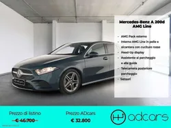 Blu/azzurro Usata 2020 Mercedes A200 AMG line Tre volumi | 32.800 € (Molto cara)