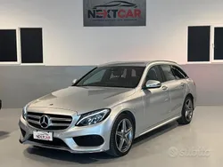 Grigio Usata 2018 Mercedes C220 AMG line Station wagon | 18.500 € (Buon prezzo)
