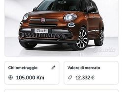 Grigio Usata 2019 Fiat 500L Monovolume | 10.500 € (Buon prezzo)
