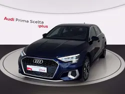 Blu navarra met Usata 2022 Audi A3 Sportback e-tron Advanced Tre volumi | 28.500 € (Buon prezzo)