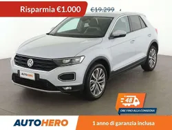 Bianco Usata 2018 VW T-Roc Advance SUV | 18.299 € (Buon prezzo)