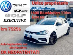 Bianco Usata 2017 VW Golf VII R-line BlueMotion Tre volumi | 18.500 € (Molto cara)