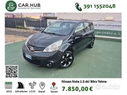 Nero Usata 2013 Nissan Note Tekna Monovolume | 7850 € (Molto cara)