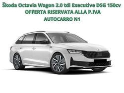 Bianco Nuova 2025 Skoda Octavia Executive Station wagon | 31.150 € (Buon prezzo)