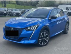 Blu/azzurro Usata 2022 Peugeot e-208 GT Due volumi | 16.900 € (Buon prezzo)