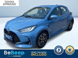 Blu metallizzato Usata 2021 Toyota Yaris Hybrid Trend Tre volumi | 17.400 € (Buon prezzo)