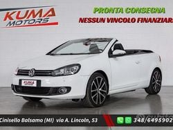 Pure white cod. “c9a” Usata 2012 VW Golf Cabriolet Cabrio | 13.800 €