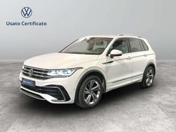 Pure white Usata 2021 VW Tiguan R-line SUV | 27.500 € (Cara)
