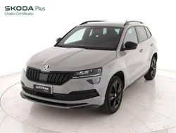 Grigio acciaio Usata 2021 Skoda Karoq SportLine SUV | 23.900 € (Buon prezzo)