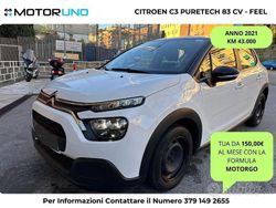 Bianco Usata 2021 Citroën C3 Feel Tre volumi | 10.200 € (Ottimo prezzo)