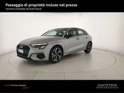 Argento fioretto metallizzato Usata 2022 Audi A3 Sportback g-tron Advanced Tre volumi | 27.800 € (Buon prezzo)