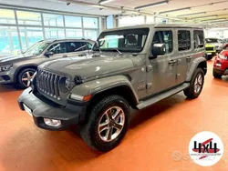 Grigio scuro Usata 2018 Jeep Wrangler Unlimited Sahara SUV | 36.900 € (Buon prezzo)