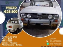 Bianco Usata 1970 Alfa Romeo 1750 Tre volumi | 28.500 €