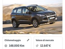 Bianco Usata 2016 Ford Kuga Titanium SUV | 11.890 € (Buon prezzo)
