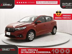 Rosso fusion Usata 2021 Dacia Sandero Comfort Tre volumi | 11.900 € (Buon prezzo)