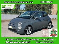Grigio scuro Usata 2018 Fiat 500 Lounge Due volumi | 9450 € (Buon prezzo)